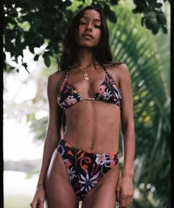 Follow Suit The Marie Bottom - Garden Party (Mocha) Mme. Mink