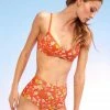 Cynthia Rowley Blossom High-Waisted Bikini Bottom WHAT'S HOT