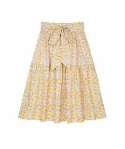 Seraphina THE TIE WAIST SKIRT | Sunshine Florals WHAT'S HOT