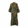 De Castro Green & Yellow Dragon Dress