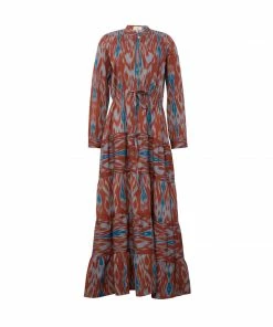 De Castro Orange Dueña Dress