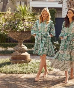 Sue Sartor Flounce™️| Green Garden Print