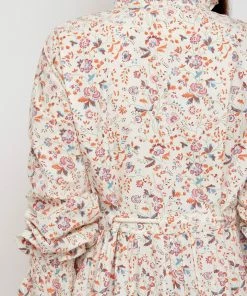 Daydress Alma Dress In Berry Wild Flowers