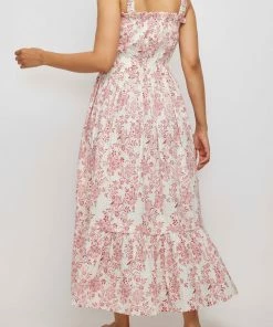 Daydress Florence Dress In Cerise Chintz Trail 7 Daydress Florence Dress In Cerise Chintz Trail