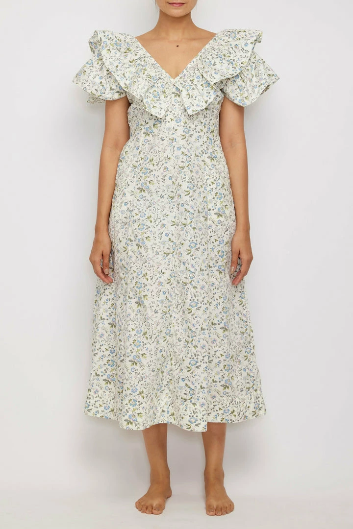 Daydress WHAT'S HOT Lindos Dress In Lavender Wild Flowers 4 Daydress WHAT'S HOT Lindos Dress In Lavender Wild Flowers