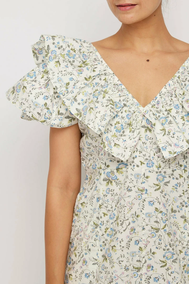 Daydress WHAT'S HOT Lindos Dress In Lavender Wild Flowers 3 Daydress WHAT'S HOT Lindos Dress In Lavender Wild Flowers