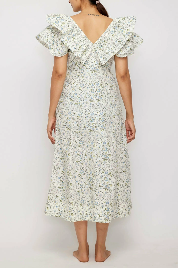 Daydress WHAT'S HOT Lindos Dress In Lavender Wild Flowers 5 Daydress WHAT'S HOT Lindos Dress In Lavender Wild Flowers