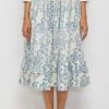 Daydress WHAT'S HOT Frill Skirt In Blue Chintz Trail