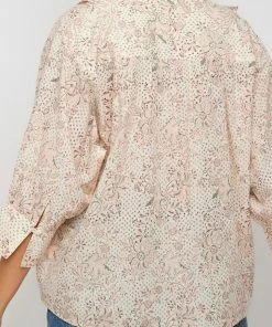 Daydress Carrie Shirt In Blush Chintz Trail WHAT'S HOT