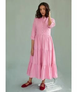 Daydress WHAT'S HOT Dakota Dress In Pink Poplin