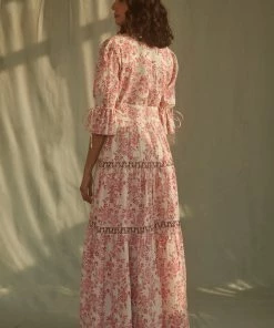 Daydress WHAT'S HOT Colette Dress In Cerise Chintz Trail