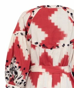 De Castro Red Zig Zag Dress 8 De Castro Red Zig Zag Dress