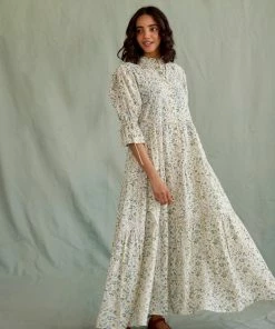 Daydress Colette Dress In Lavender Wild Flowers