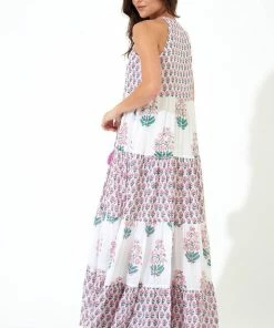 OLIPHANT Long Tiered Tassel Dress