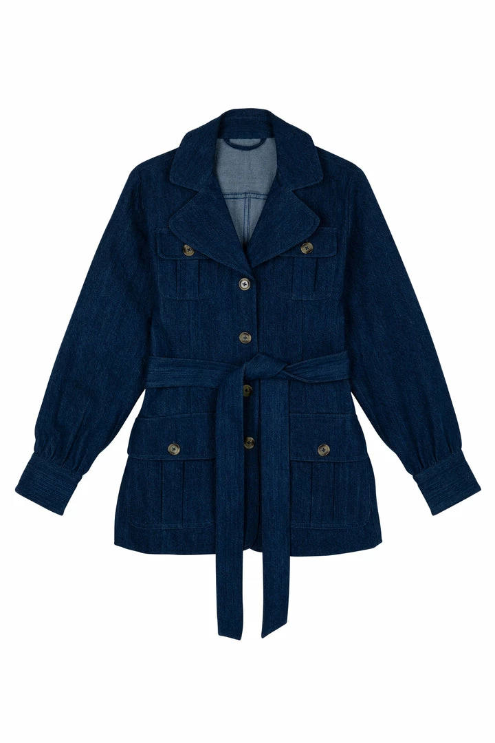 Seraphina DENIM PATCH POCKET JACKET | 9 Seraphina DENIM PATCH POCKET JACKET |