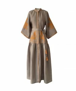 De Castro Honey Swan Dress