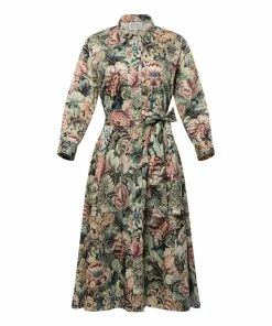 Daphne Wilde CLOTHING Stella In Floral Tapestry Cotton