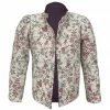 Casey Marks Magic Jacket In Coral Cherry Blossom Jacquard & Purple Twill WHAT'S HOT 1 Casey Marks Magic Jacket In Coral Cherry Blossom Jacquard & Purple Twill WHAT'S HOT