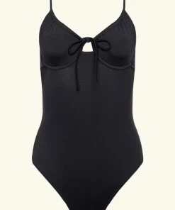 Follow Suit The Emily One Piece - Black Mme. Mink