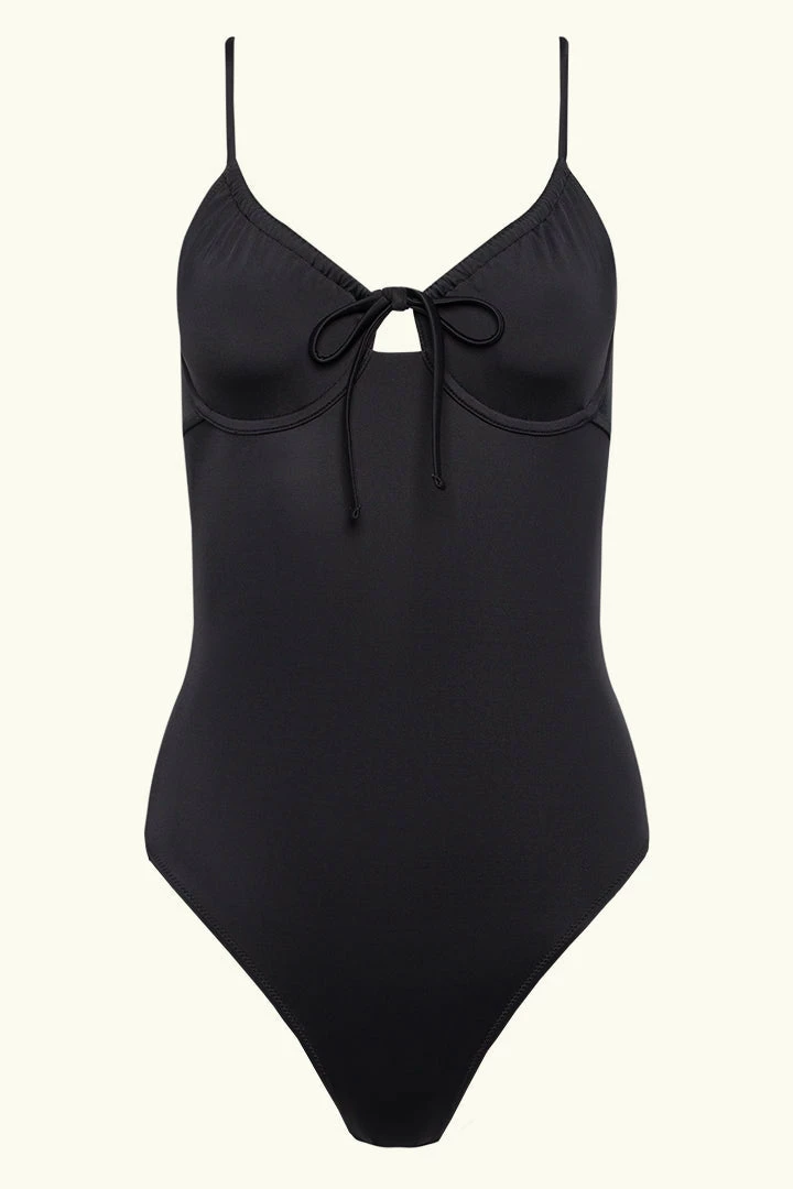 Follow Suit The Emily One Piece - Black Mme. Mink 3 Follow Suit The Emily One Piece - Black Mme. Mink