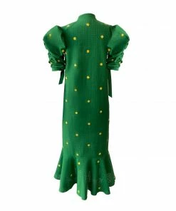 De Castro Emerald Green Margarita Dress