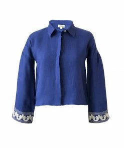 De Castro Blue Espinas Top