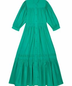 Seraphina WHAT'S HOT THE RUCHE MIDI DRESS | Emerald