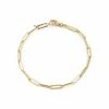Couplet Les Classiques Handmade Hollow Link Gold Bracelet