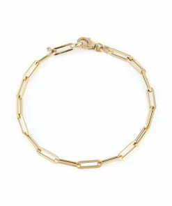 Couplet Les Classiques Handmade Hollow Link Gold Bracelet