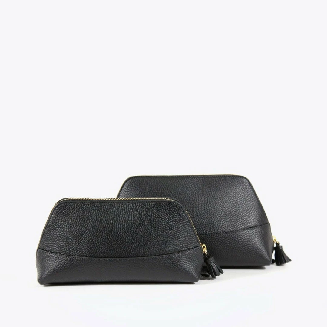 Neely & Chloe ACCESSORIES No. 17 Large Cosmetic Case Pebble 9 Neely & Chloe ACCESSORIES No. 17 Large Cosmetic Case Pebble