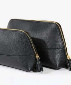 Neely & Chloe ACCESSORIES No. 17 Large Cosmetic Case Pebble 23 Neely & Chloe ACCESSORIES No. 17 Large Cosmetic Case Pebble