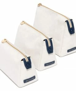 Neely & Chloe No. 30 The Small Canvas Pouch Pebble 23 Neely & Chloe No. 30 The Small Canvas Pouch Pebble