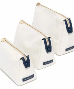 Neely & Chloe No. 31 The Medium Canvas Pouch Pebble 23 Neely & Chloe No. 31 The Medium Canvas Pouch Pebble