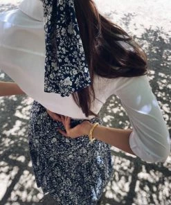 Nina Blanc CLOTHING THE NAVY LAUREN SKIRT