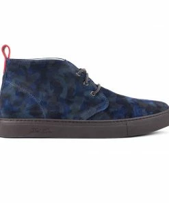 Del Toro WHAT'S HOT Men's Vintage Navy Camo Chukka