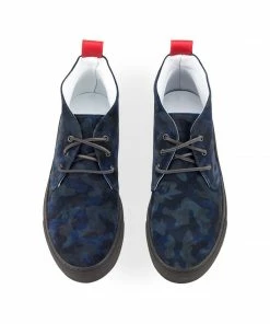 Del Toro WHAT'S HOT Men's Vintage Navy Camo Chukka