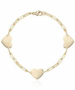 Aurelia Demark WHAT'S HOT Delicate Three Hearts Bracelet