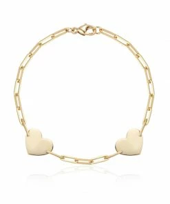 Aurelia Demark WHAT'S HOT Delicate Two Hearts Bracelet