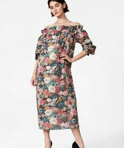 Casey Marks Grace Dress In Still Life Floral WHAT'S HOT