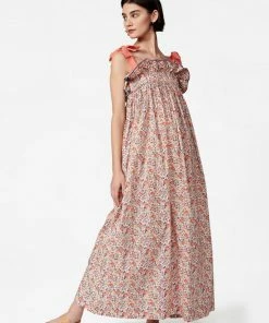 Casey Marks WHAT'S HOT Jaime Dress In Coral Floral