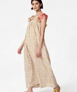 Casey Marks Jaime Dress In Melon Blossom