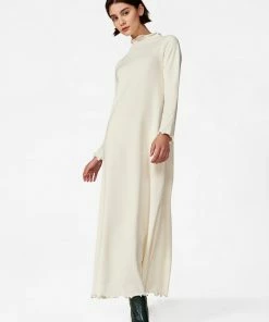 Casey Marks Lounge Dress In Ecru French Terry