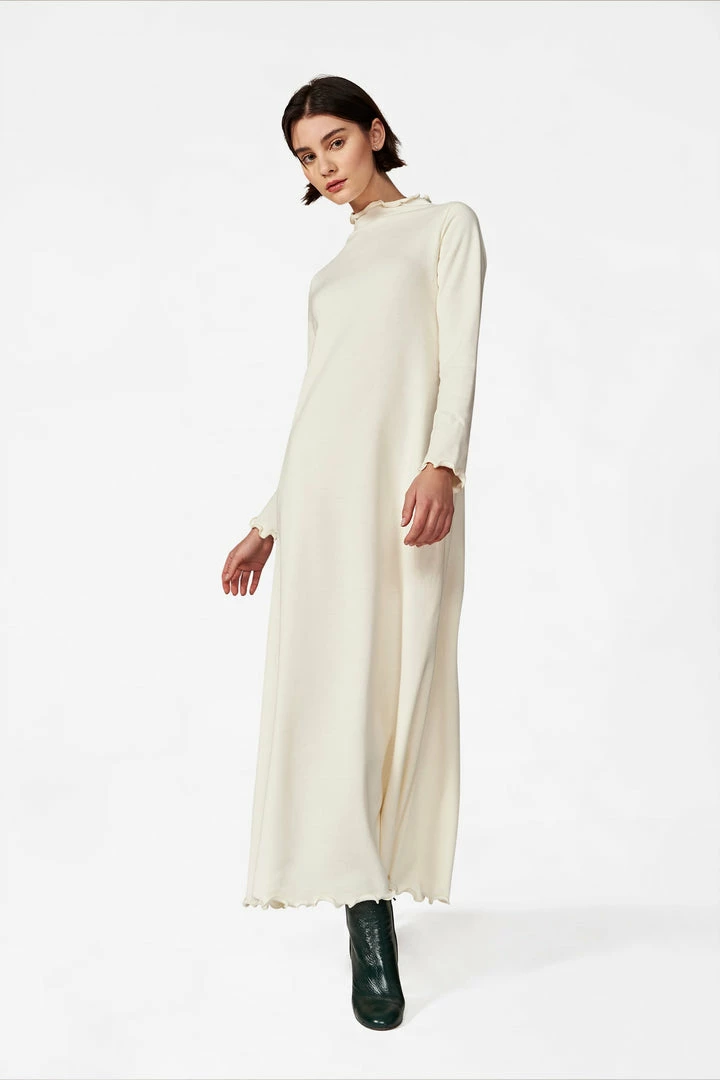 Casey Marks Lounge Dress In Ecru French Terry 4 Casey Marks Lounge Dress In Ecru French Terry