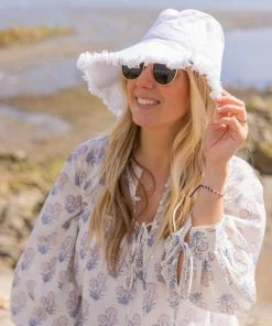 Hat Attack Canvas Packable Hat- White