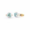 Couplet Father's Day Les Perles Turquoise Cuff Links