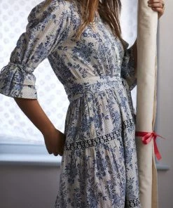 Daydress Colette Dress In Blue Chintz Trail WHAT'S HOT 10 Daydress Colette Dress In Blue Chintz Trail WHAT'S HOT