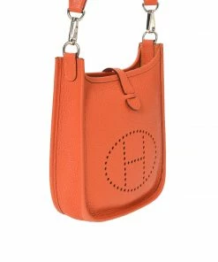 Salt Hermes Evelyn Orange Poppy TPM Bag WHAT'S HOT