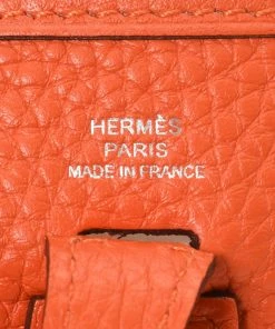 Salt Hermes Evelyn Orange Poppy TPM Bag WHAT'S HOT