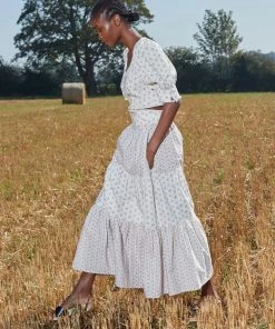 Anna Mason Tati Two-Tiered Skirt