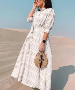 Sruti Dalmia Audrey Puff Sleeve Dress